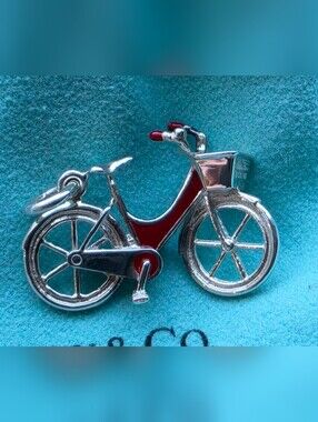 Tiffany & Co. Paloma Picasso Red Enamel Bicycle Charm Rare
